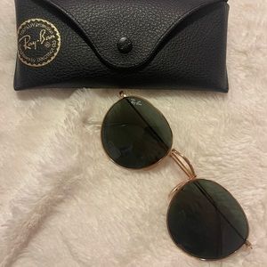 Ray Ban Round Metal Sunglasses *PERFECT CONDITION!